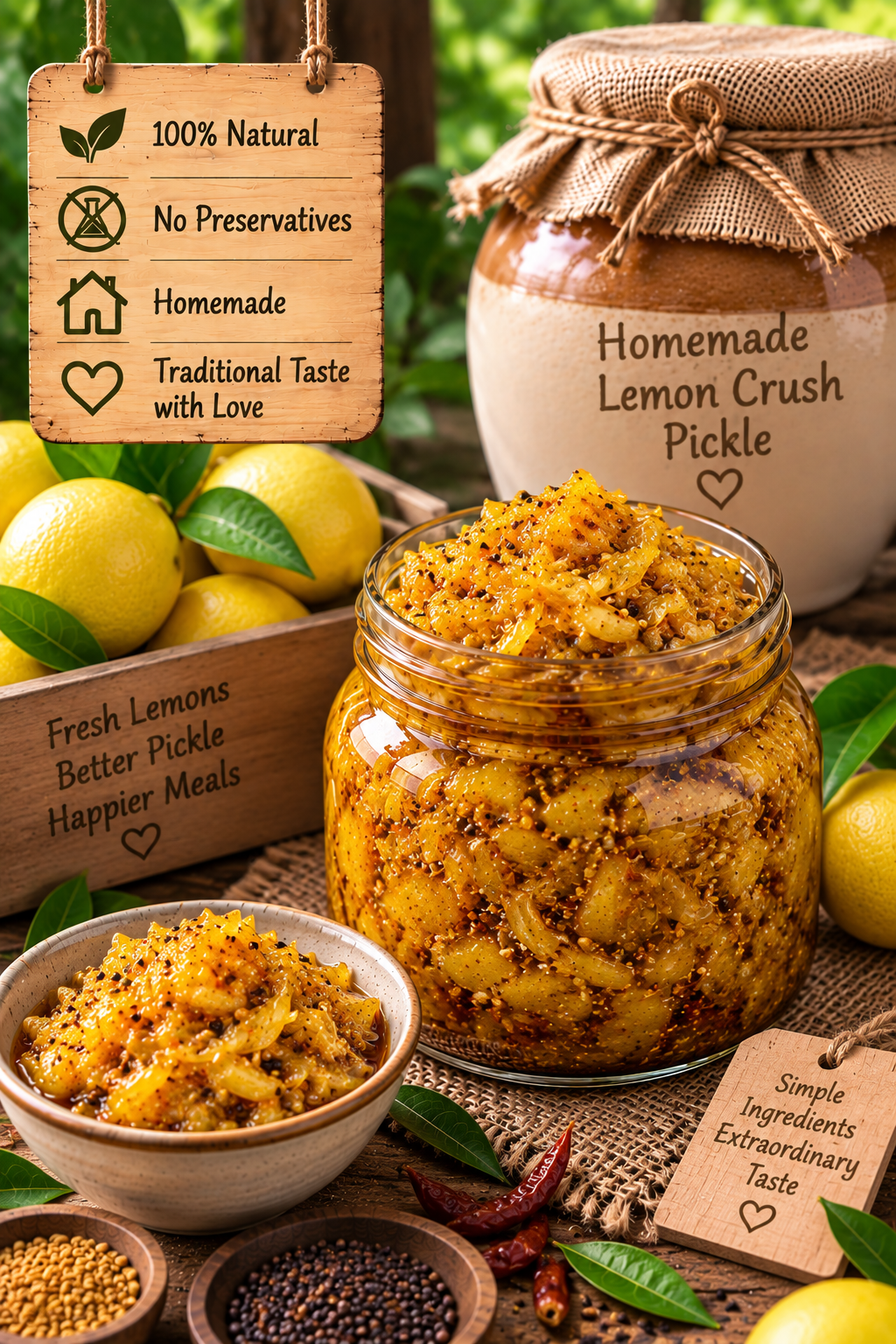Lemon Crush Pickle (Loncha)