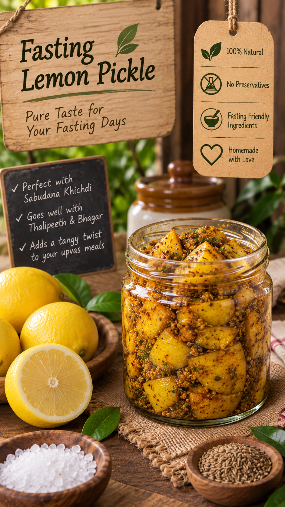 Fasting Lemon Pickle (Loncha)