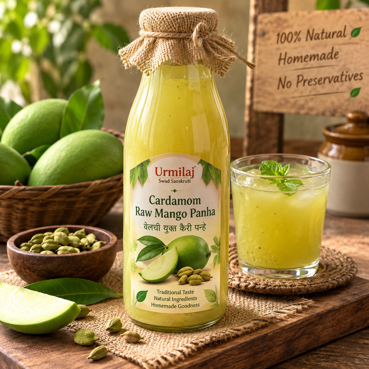 Cardamom Raw Mango Panha