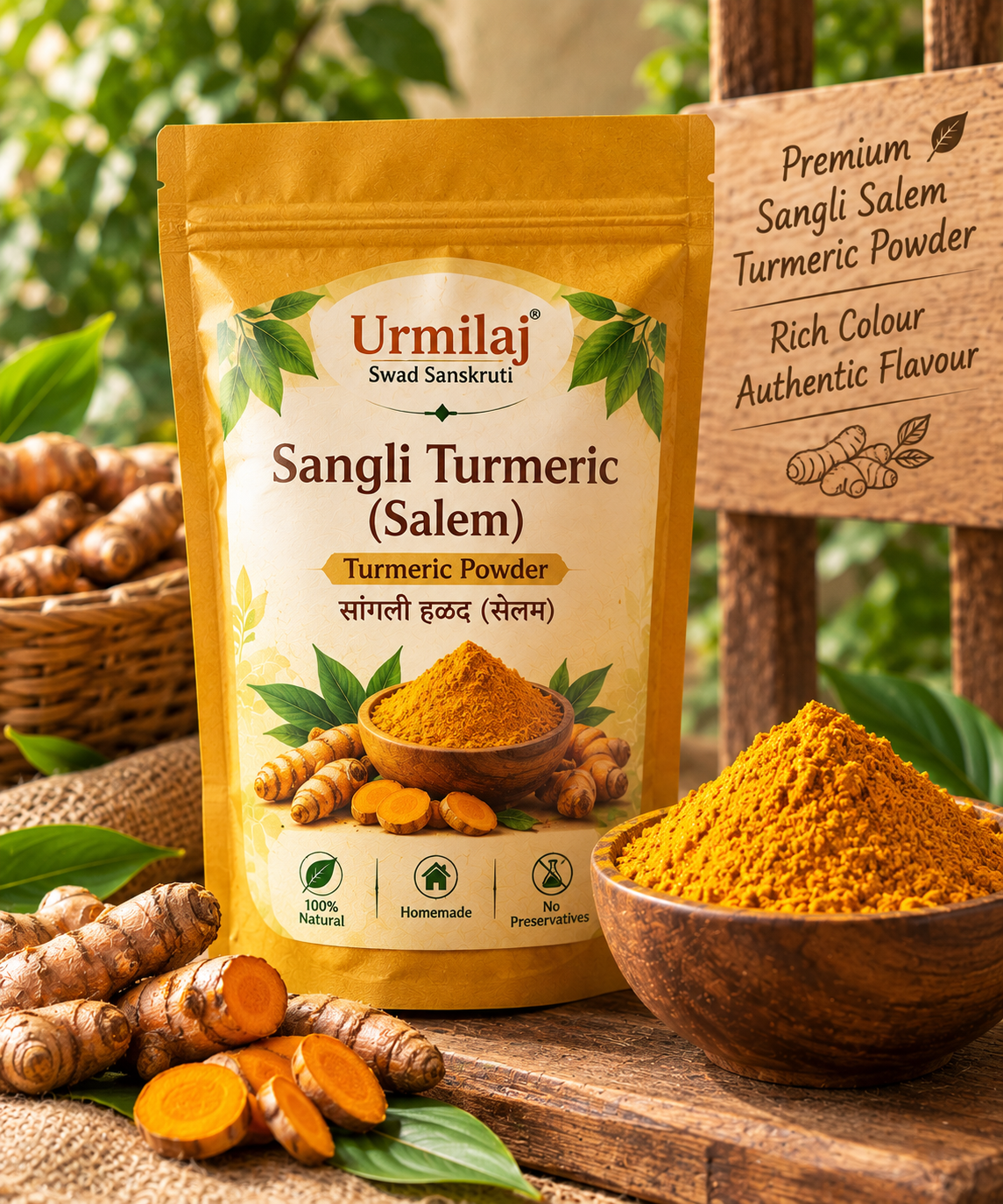 Sangli Salem Turmeric Powder