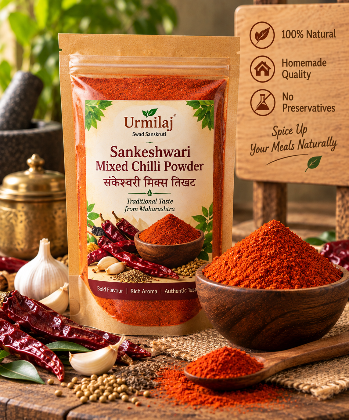 Traditional Sankeshwari Mixed Chilli Powder