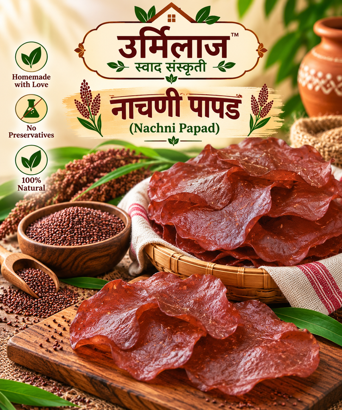 Nachni Papad