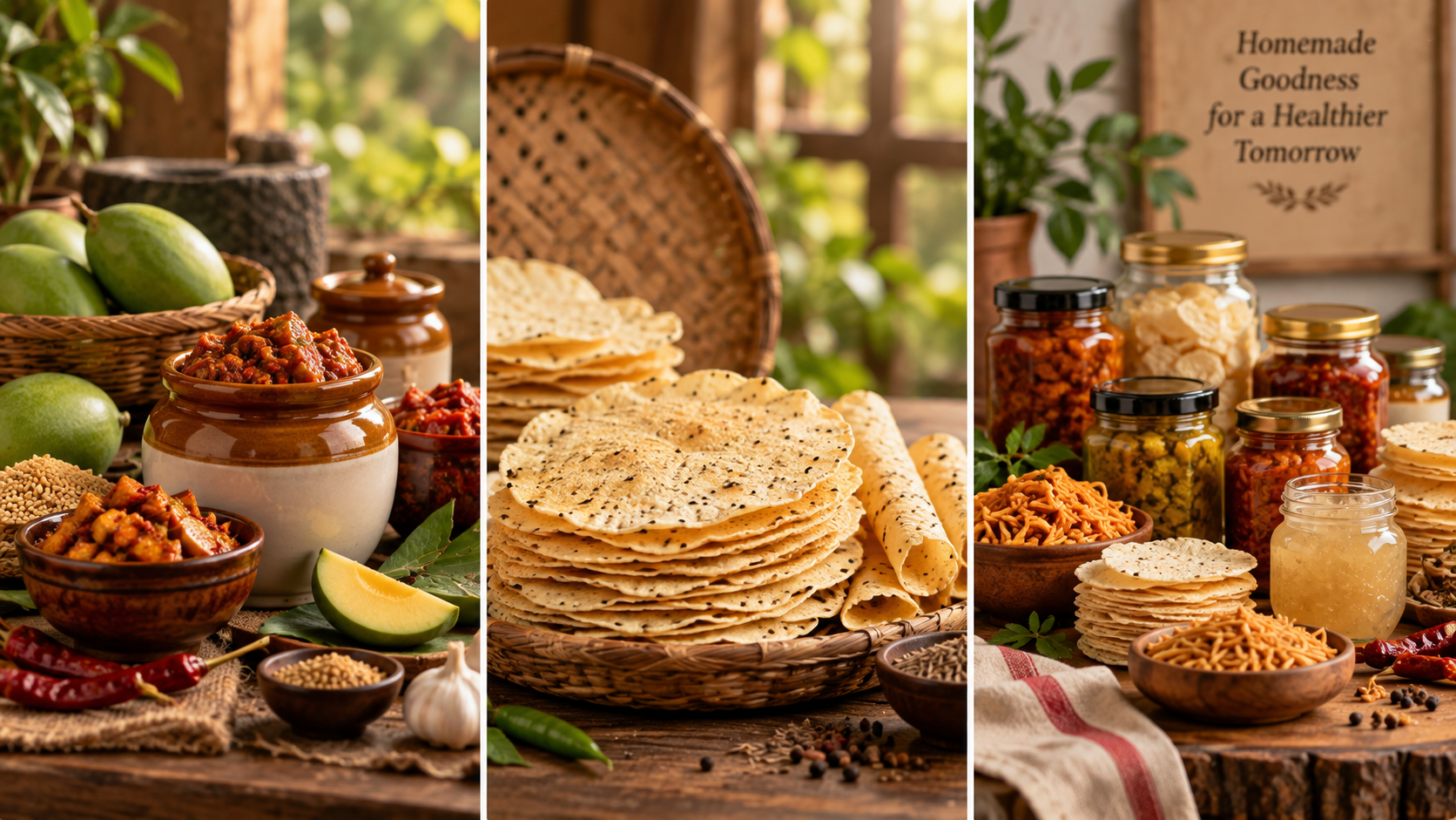 Homemade Papad